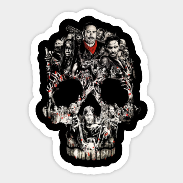 The Walking Dead J Sticker TeePublic